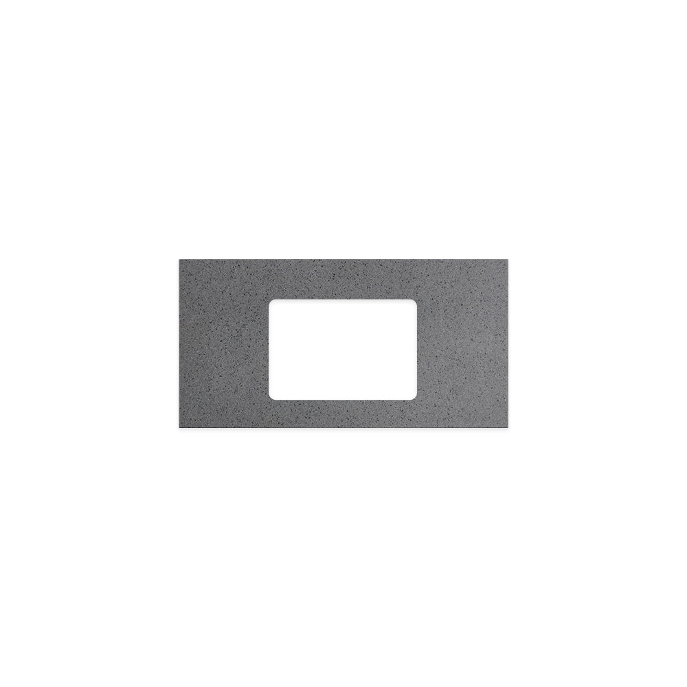 Moonscape Solid Surface Top Rectangular Full Depth with Single Undermount Basin Hole - Neche Interiors