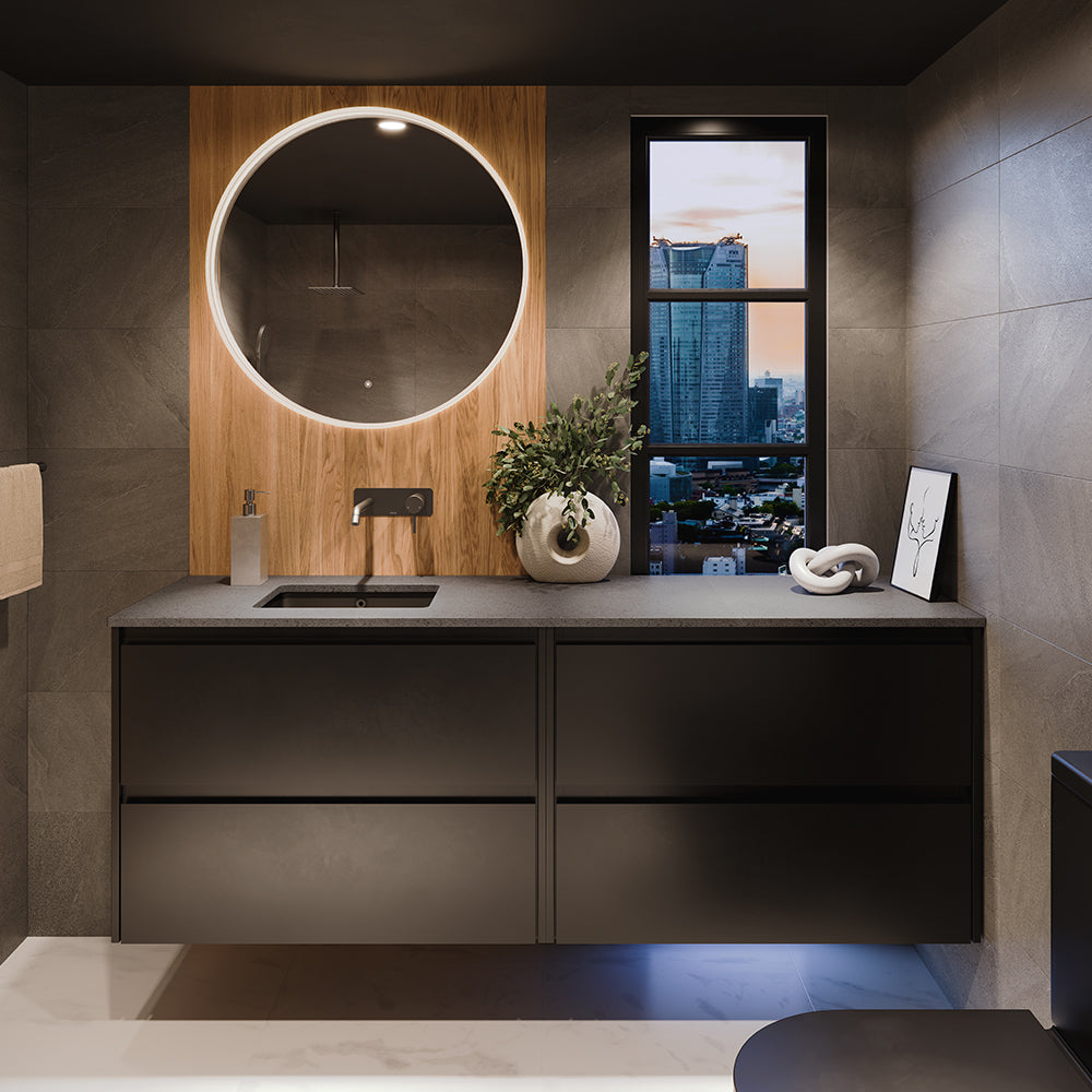 Moonscape Solid Surface Top Rectangular Full Depth