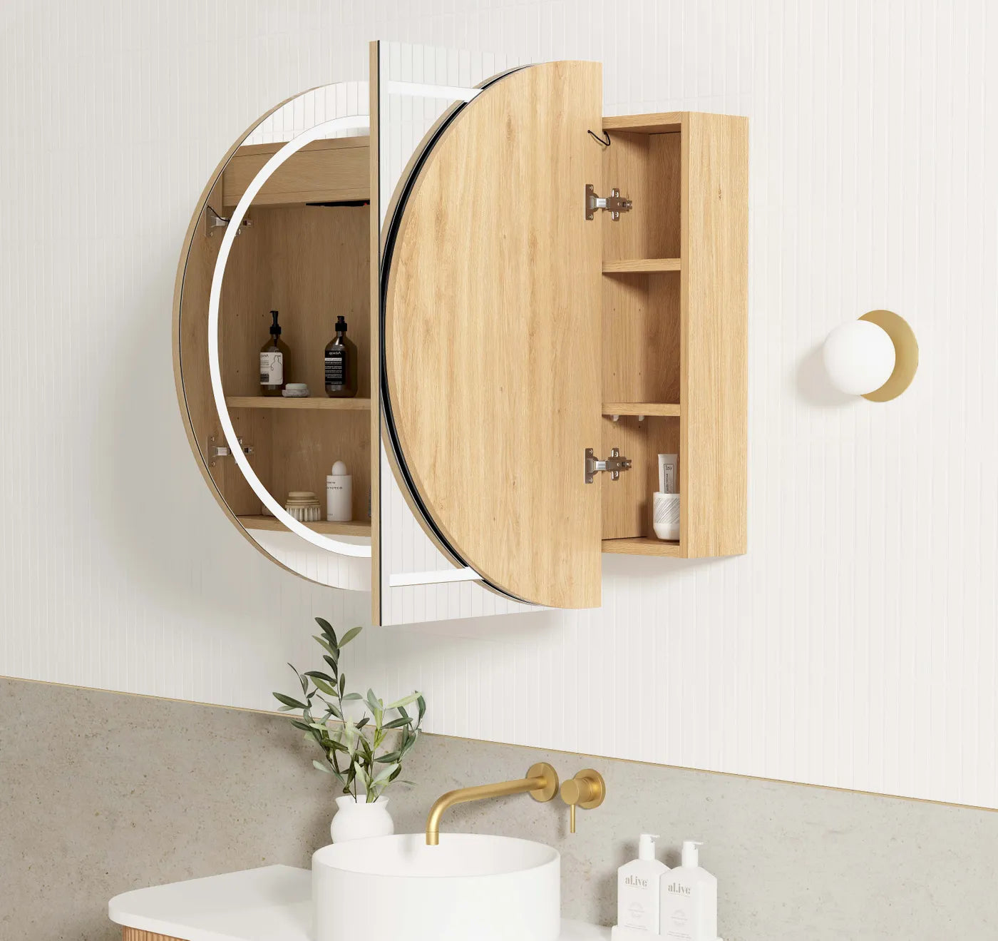 Bondi LED Shaving Cabinet - Premium Edition
