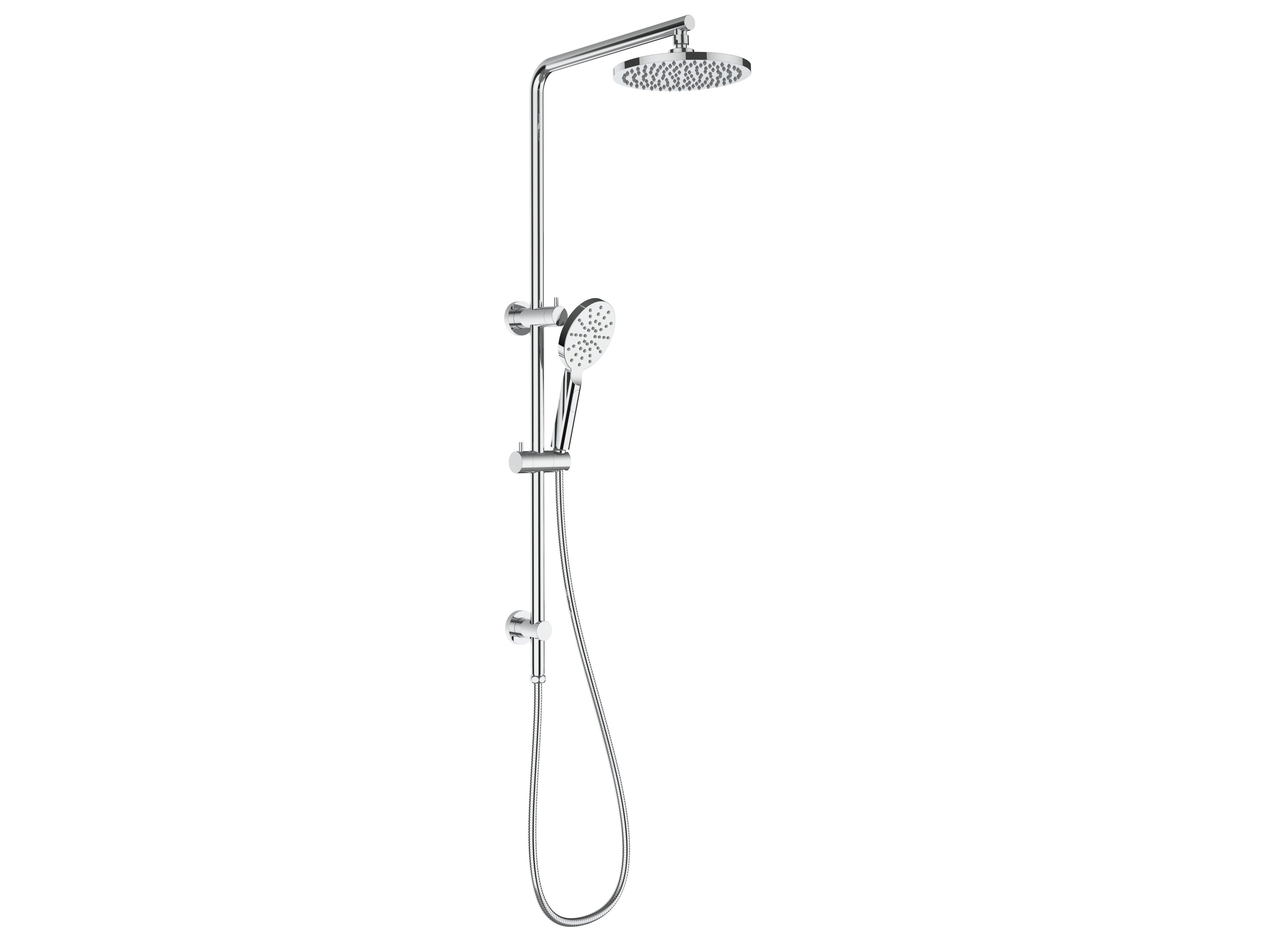 Cora Round Twin Shower Set