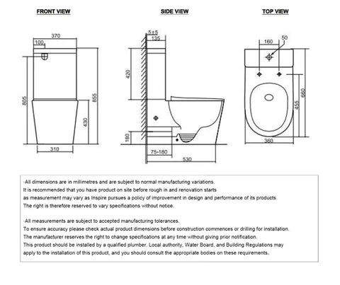 Radiant Back To Wall Toilet Suite