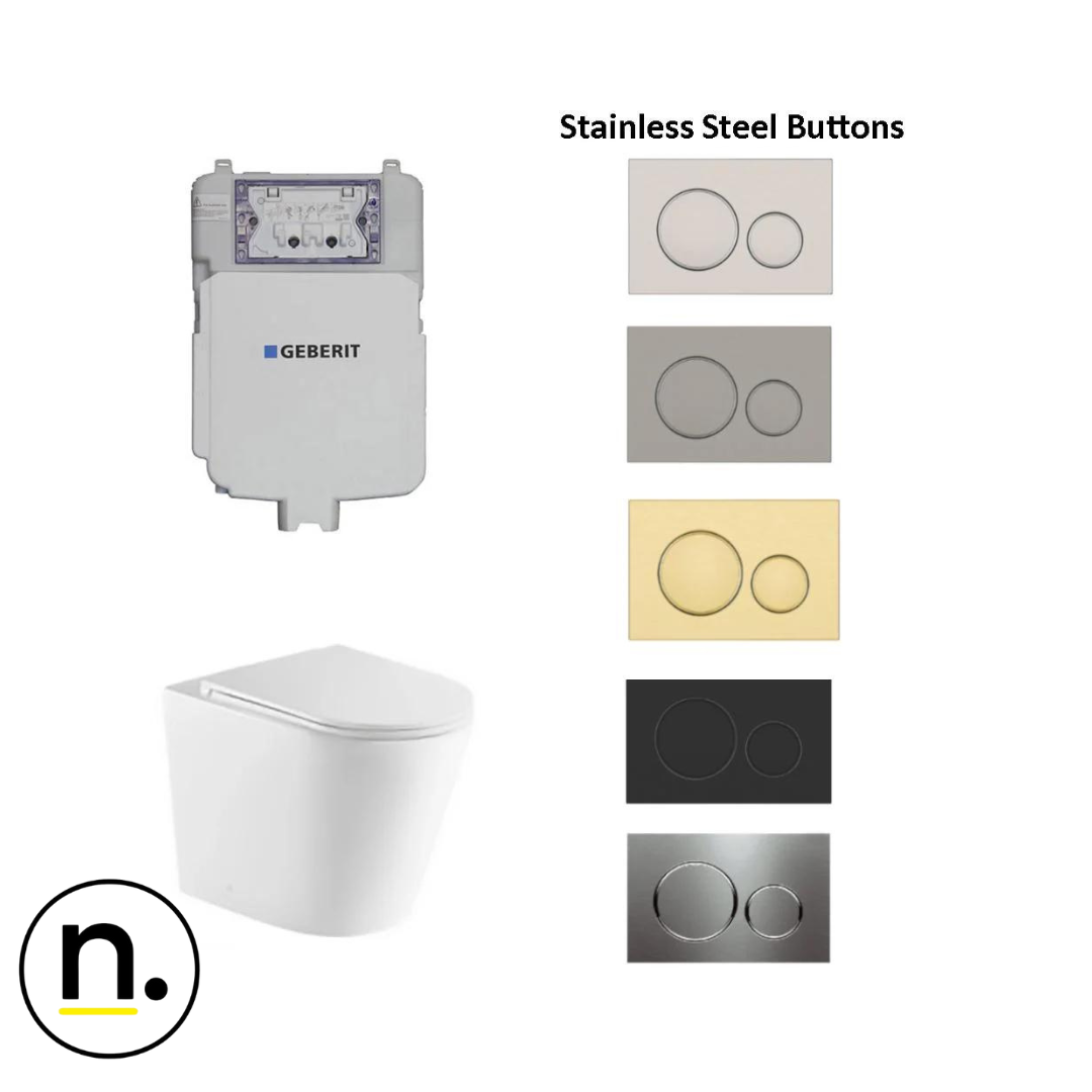 Siren Rimless In Wall Toilet - Neche Interiors