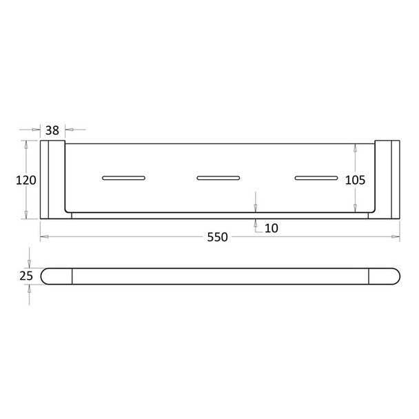 Flores Shower Shelf