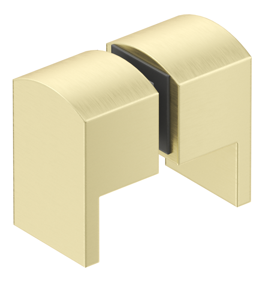 Shower Screen Handle - Square Lever - Neche Interiors