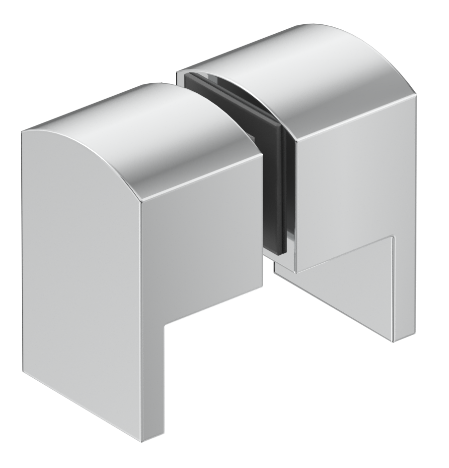 Shower Screen Handle - Square Lever - Neche Interiors