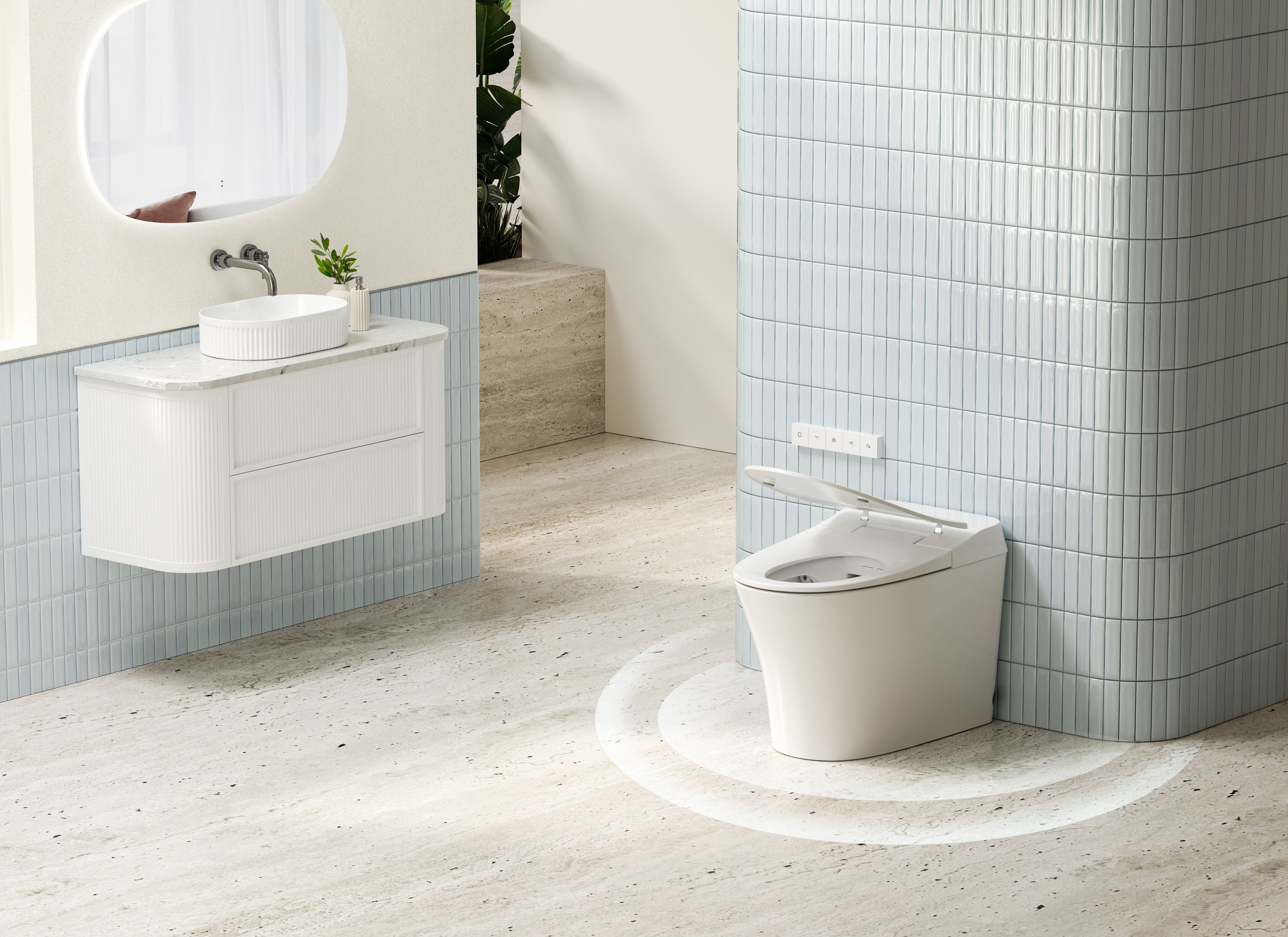 Lafeme Neovanta Cisternless Toilet Suite