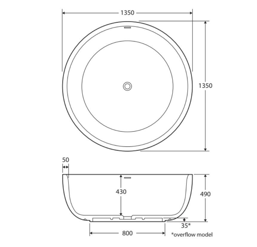 Shinto Solid Surface Bath