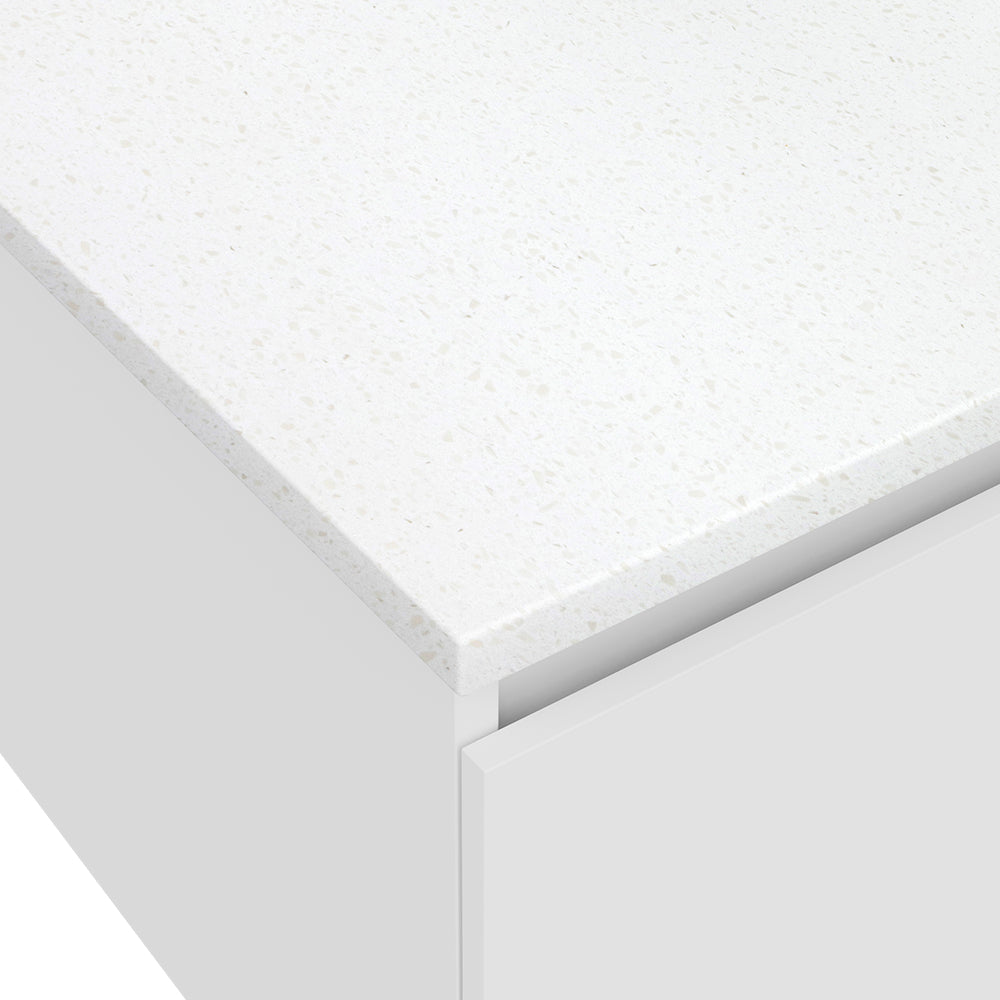 Snowflake Solid Surface Top Ensuite Depth