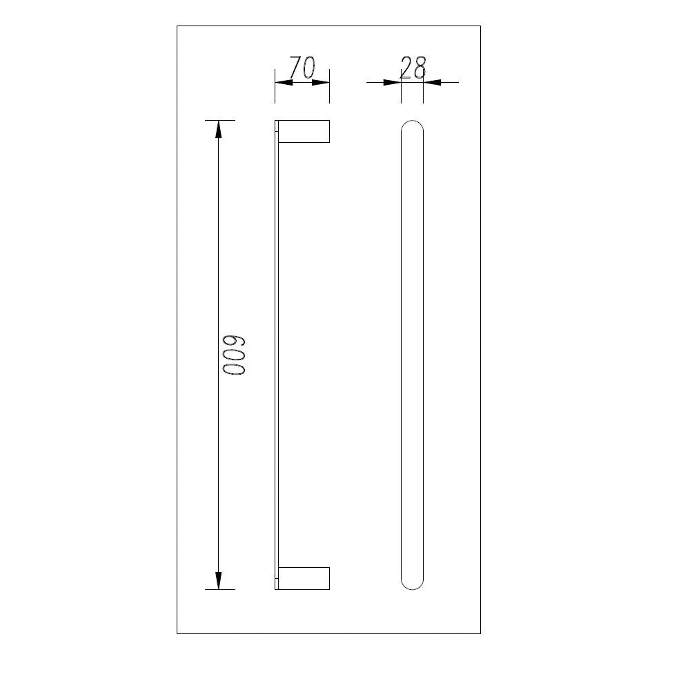 Esperia Single Towel Rail