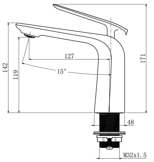 Esperia Basin Mixer