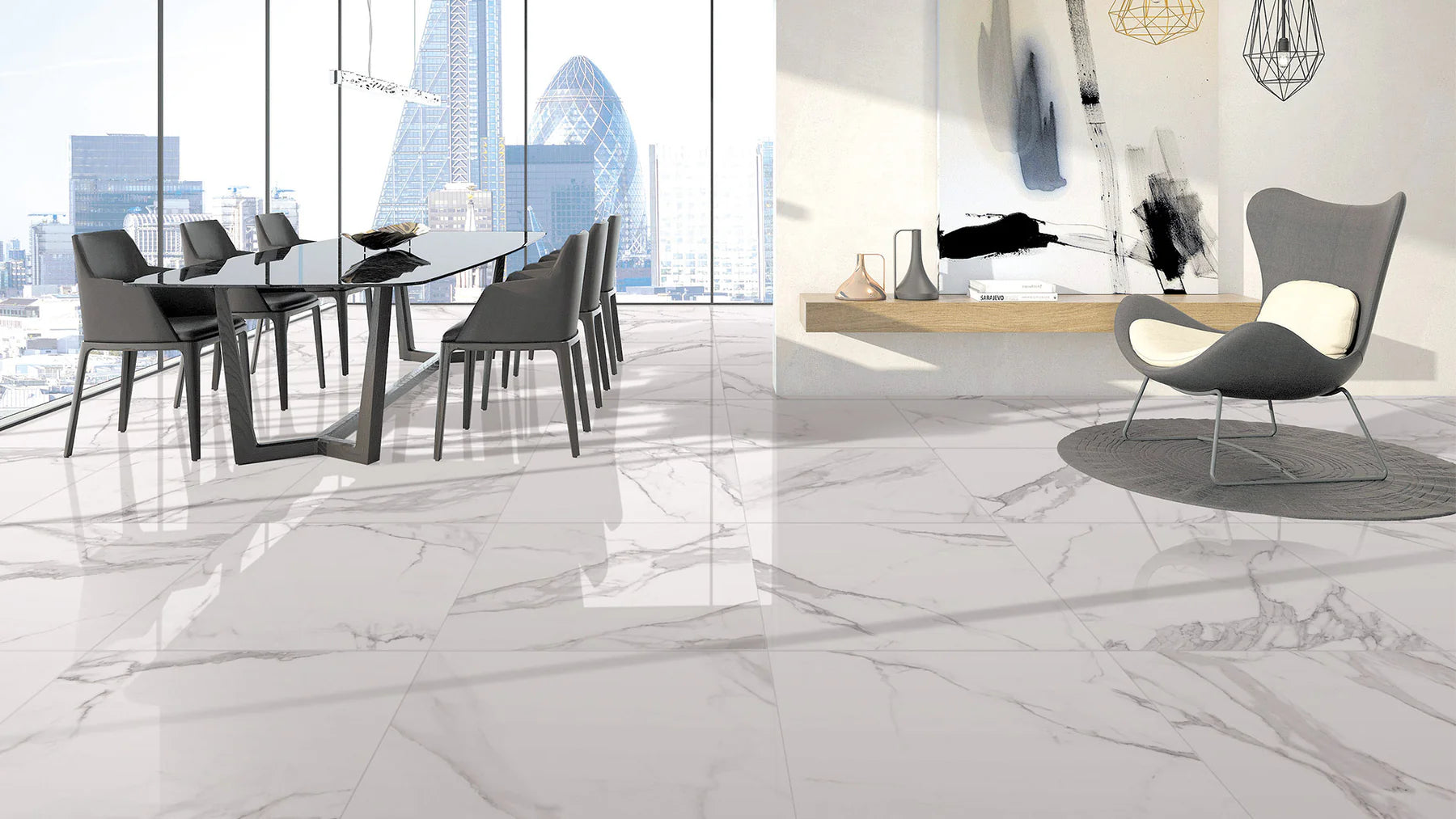 Stone Porcelain - Statuario