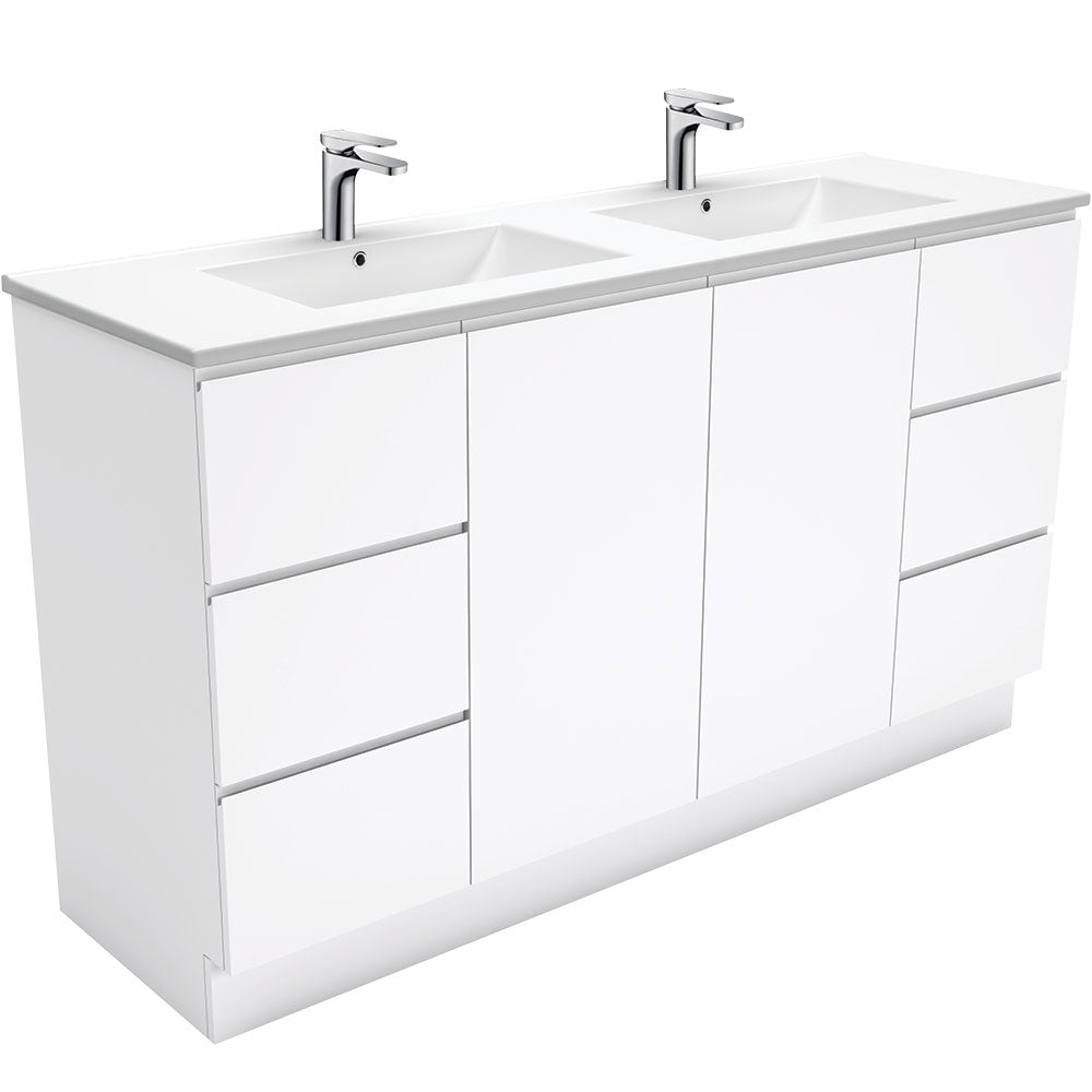 Dolce Gloss White Finger Pull Vanity