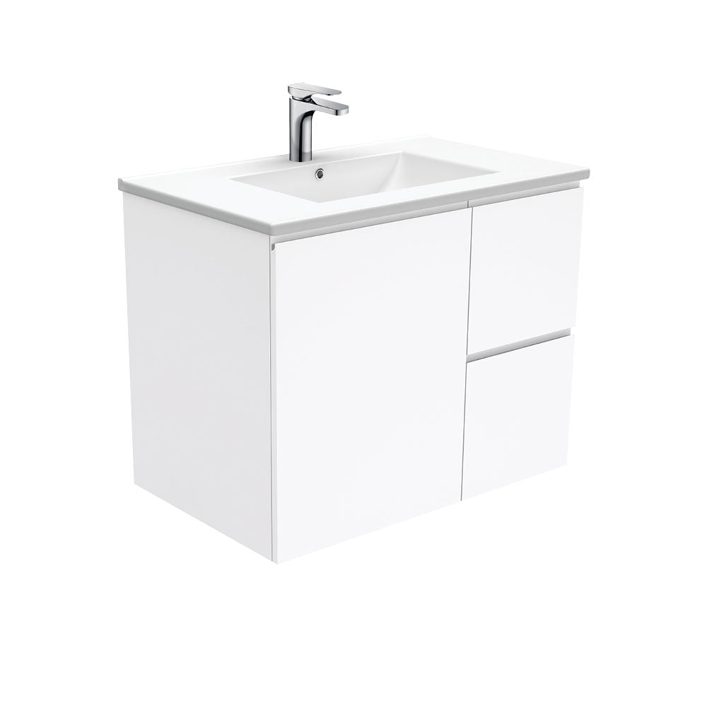 Dolce Gloss White Finger Pull Vanity