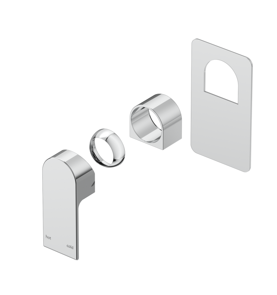 Beki Shower Mixer - Square Plate - TRIM KIT ONLY - Neche Interiors