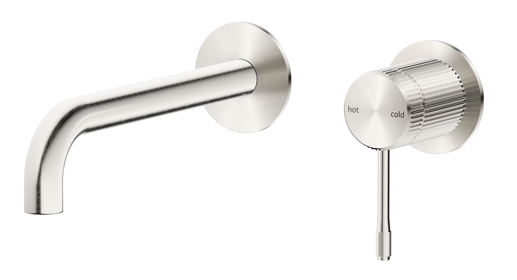 Mica Fluted Wall-Spout Combo - Neche Interiors