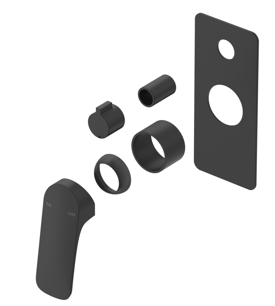 Kaza Shower Mixer Diverter - 1P - TRIM KIT ONLY - Neche Interiors