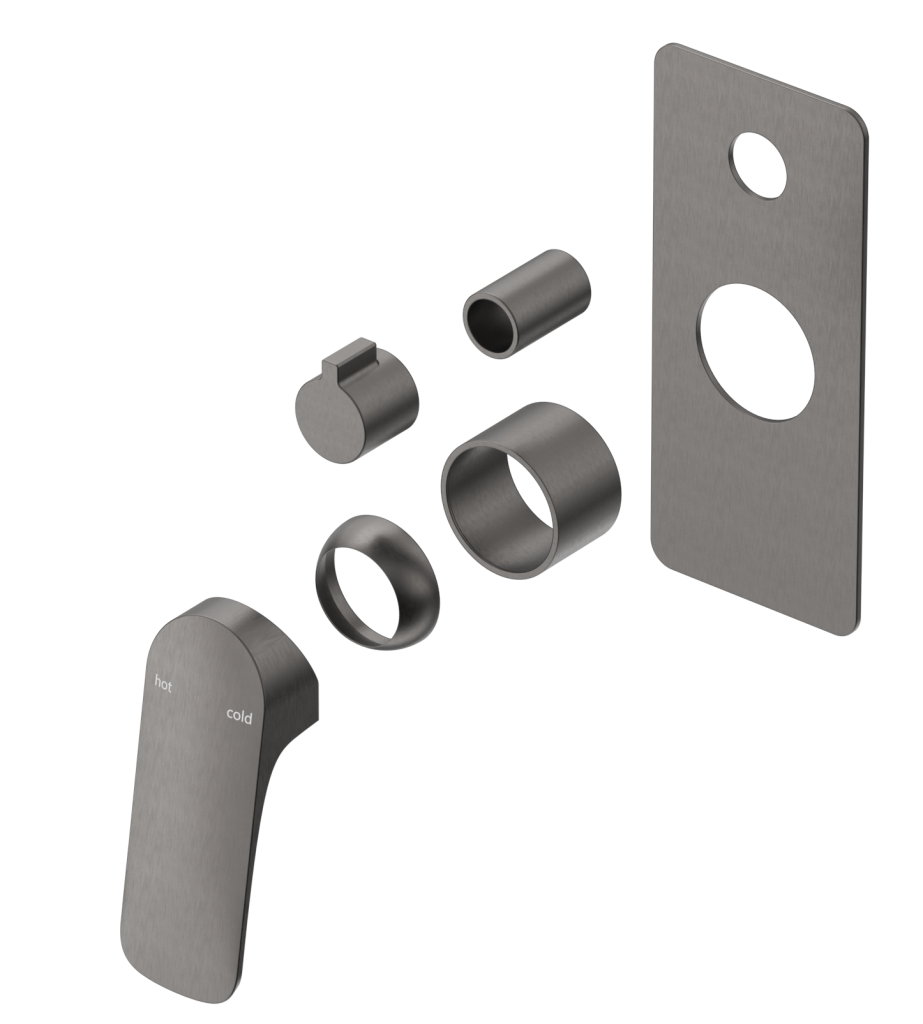 Kaza Shower Mixer Diverter - 1P - TRIM KIT ONLY - Neche Interiors