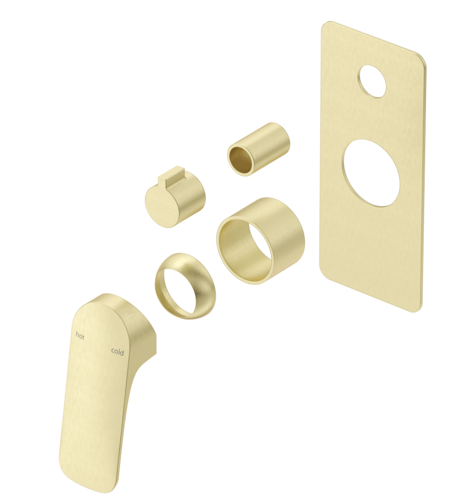 Kaza Shower Mixer Diverter - 1P - TRIM KIT ONLY - Neche Interiors
