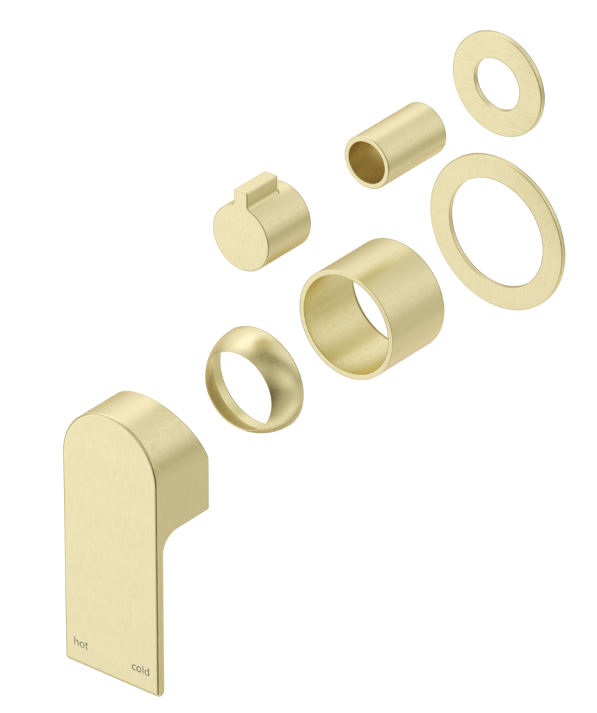 Eleniko Shower Mixer Diverter - 2P - TRIM KIT ONLY - Neche Interiors