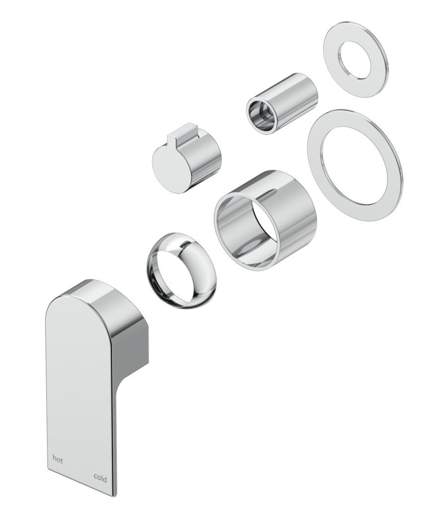 Eleniko Shower Mixer Diverter - 2P - TRIM KIT ONLY - Neche Interiors