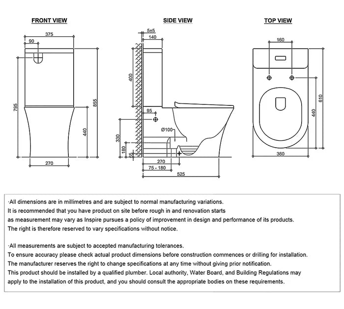 Newport Rimless Back To Wall Toilet Suite