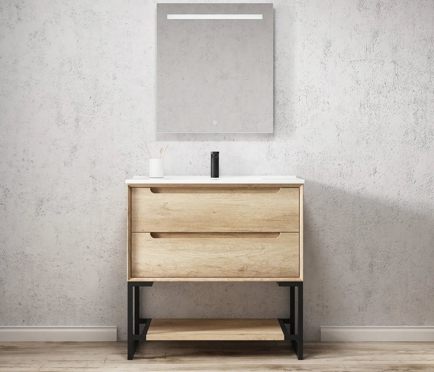 Bryon Vanity Legs - Natural Oak