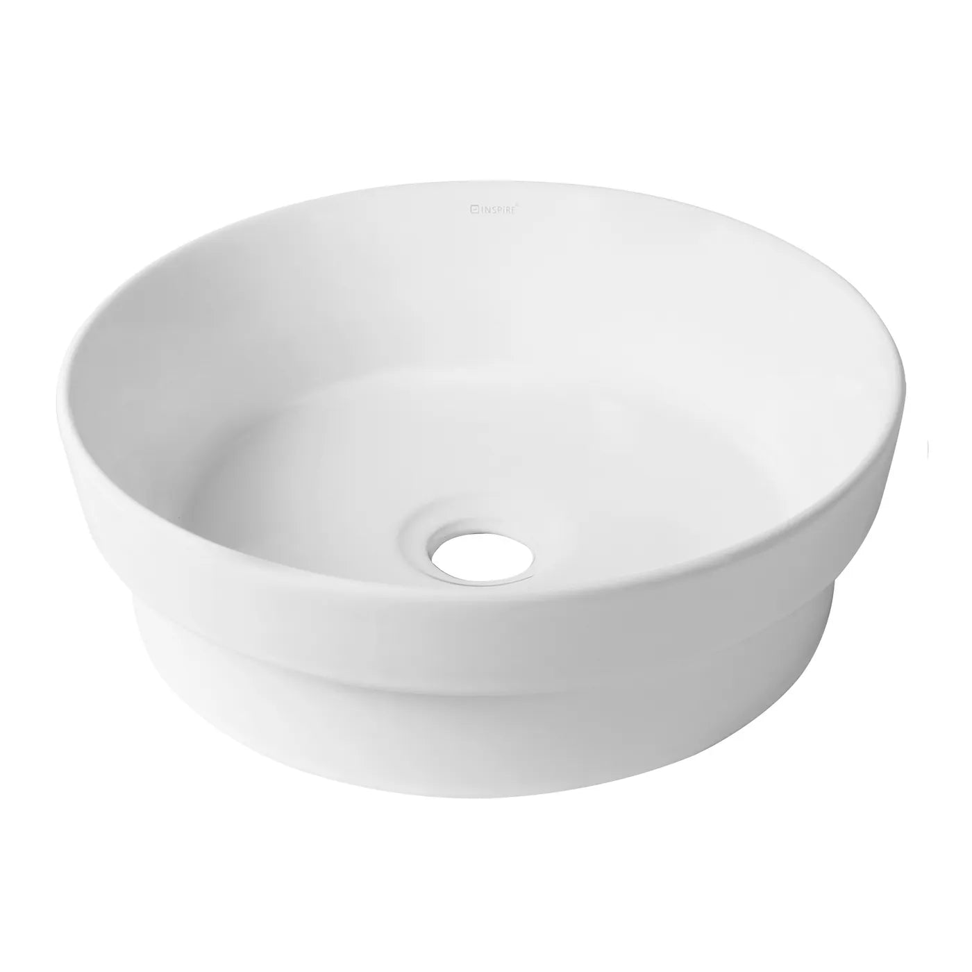 Semi Inset Round 355mm Basin