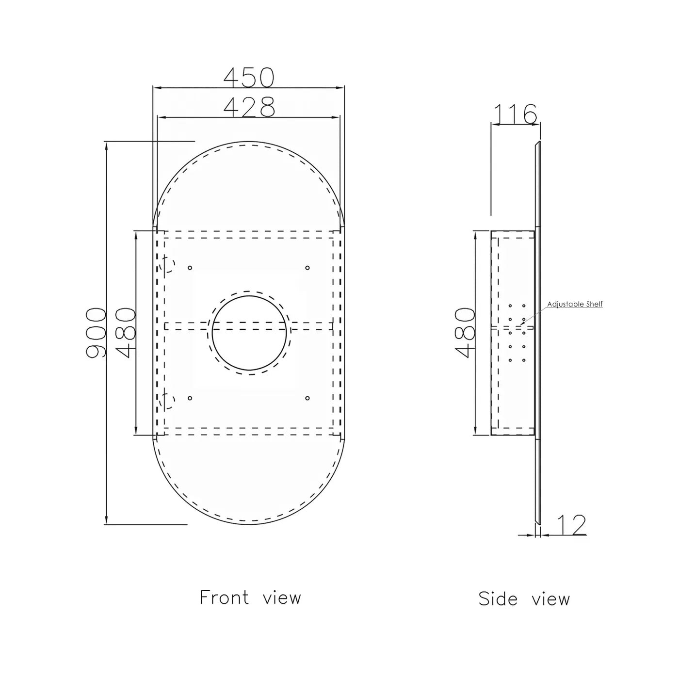Noosa Shaving Cabinet