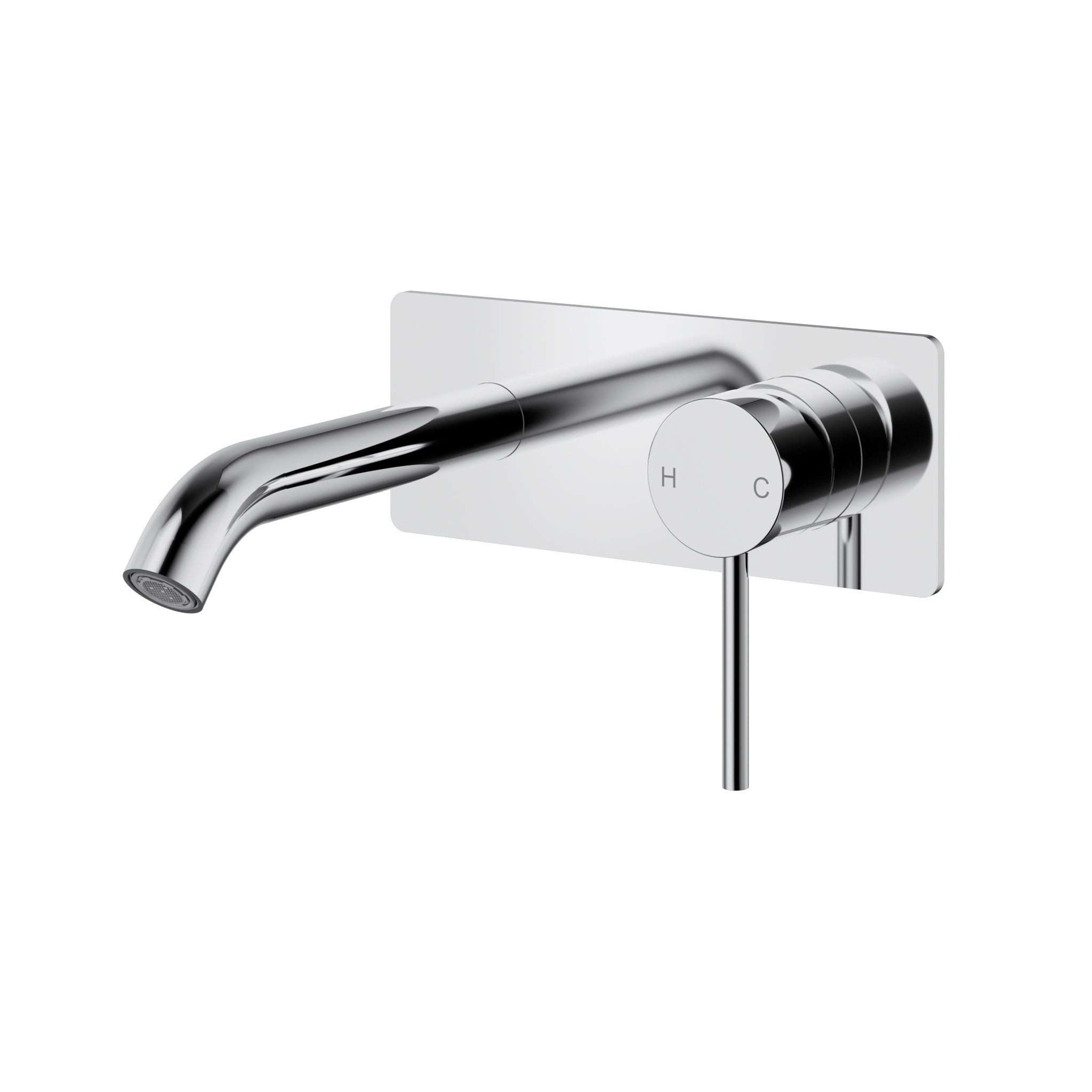 Otus Slimline Wall Basin Mixer
