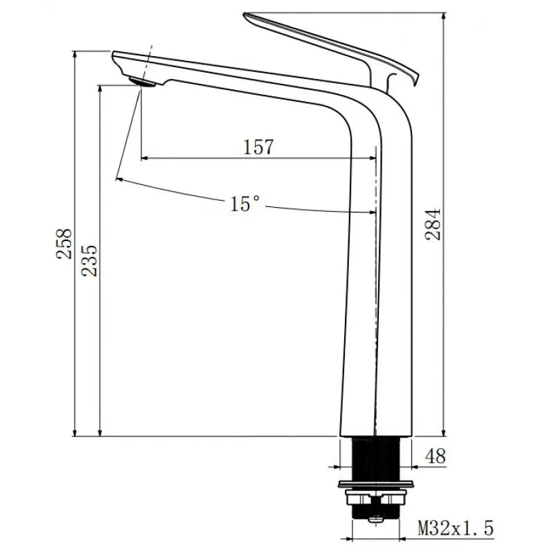 Esperia Tall Basin Mixer