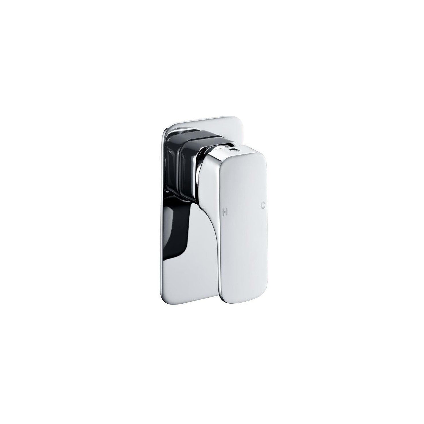 Cubed Chrome Wall Mixer - Neche Interiors