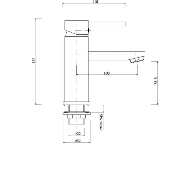 Pentro Basin Mixer - Neche Interiors