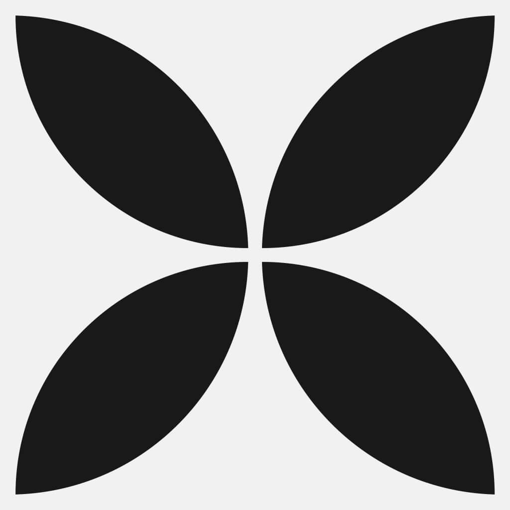 Picasso Flora Black - 200x200 - Quality Tiles - Neche Interiors