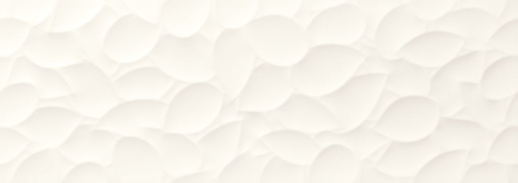 Genesis Leaf White Matt Rectified - 350x1000 - Quality Tiles - Neche Interiors