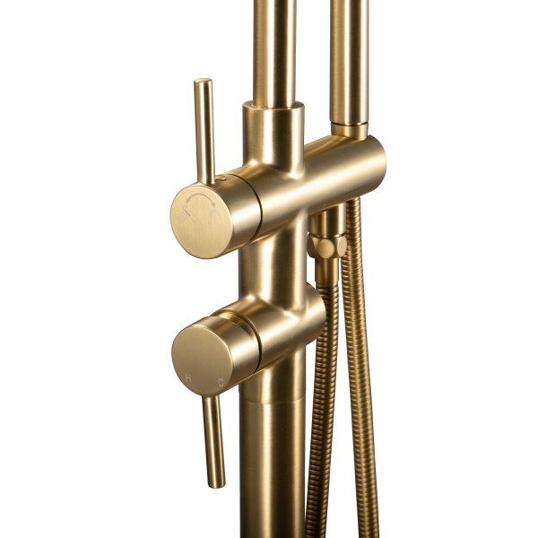 Pentro Freestanding Bath Spout & Handheld Shower - Neche Interiors