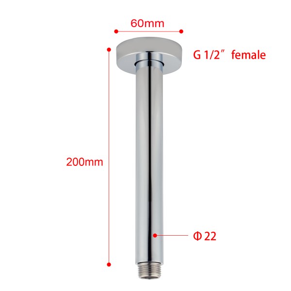 Pentro Ceiling Shower Arm - Neche Interiors