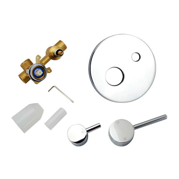 Pentro Wall Mixer With Diverter - Neche Interiors