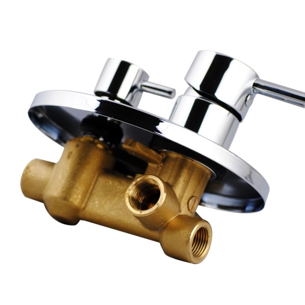 Pentro Wall Mixer With Diverter - Neche Interiors