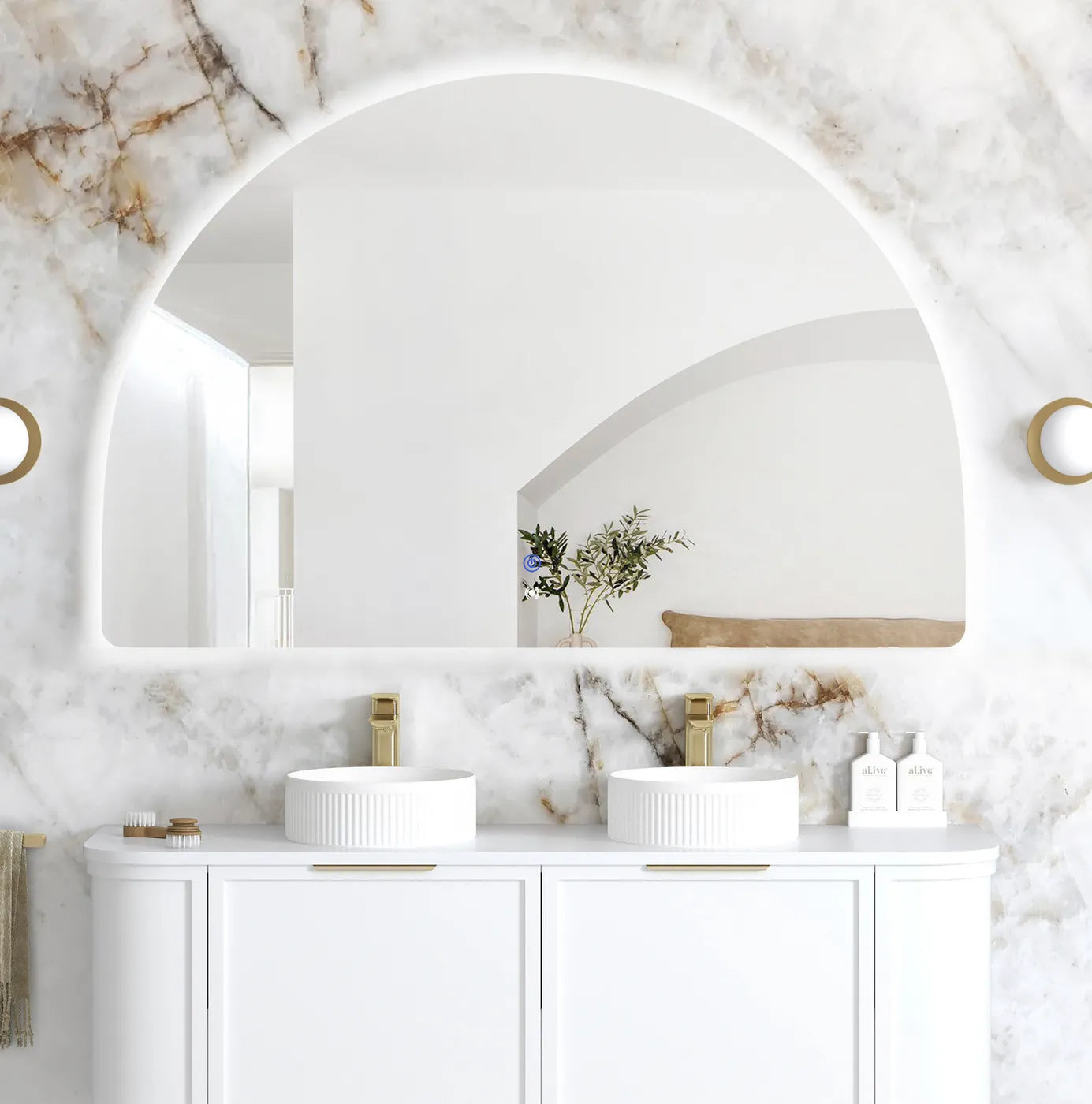 Moonlight Archie Frameless LED Mirror