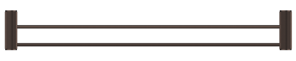 Mica Fluted Double Towel Rail - Neche Interiors