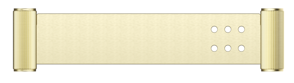 Mica Fluted Stainless Shelf - 400mm - Neche Interiors