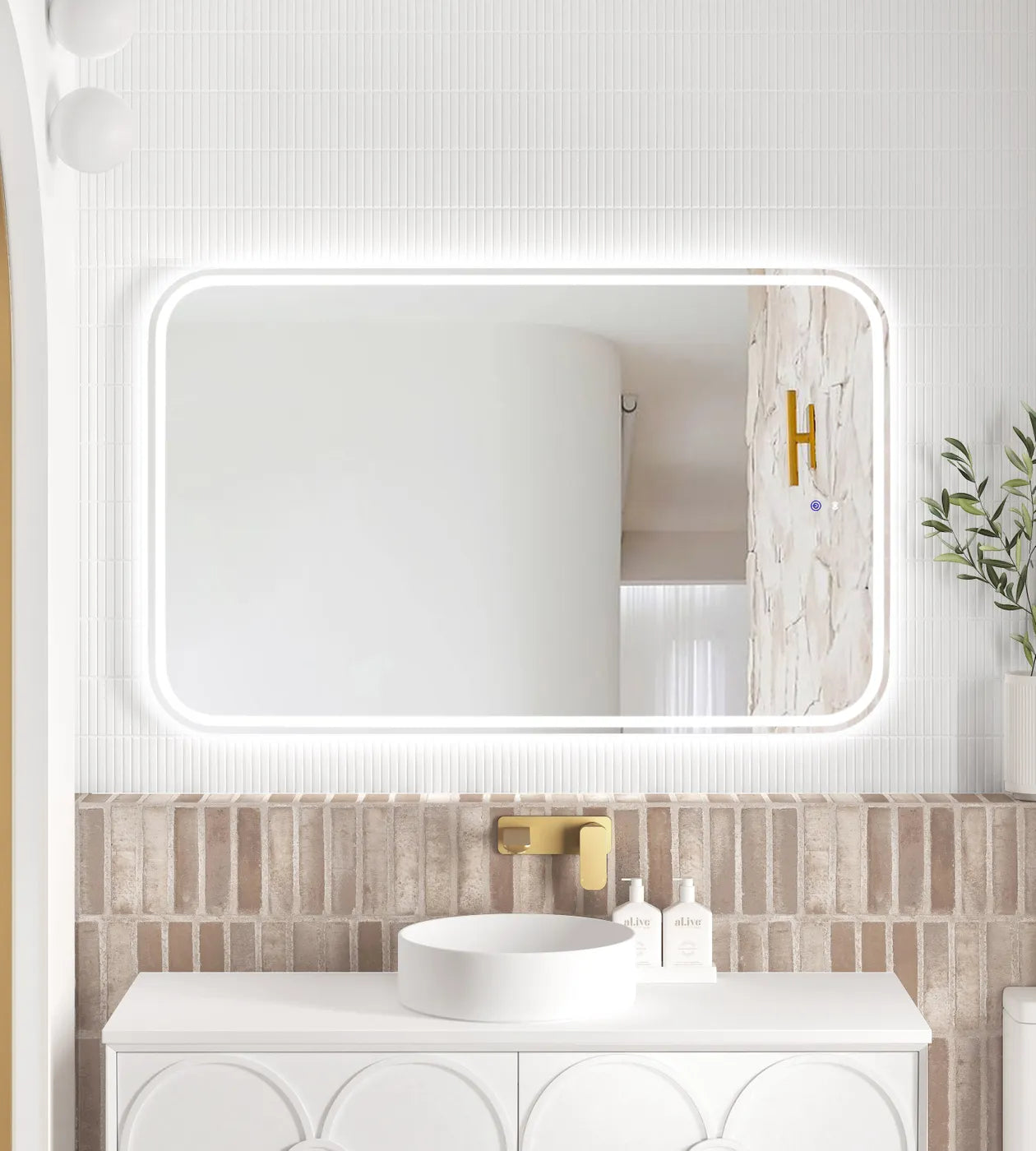 Newport LED Frameless Mirror