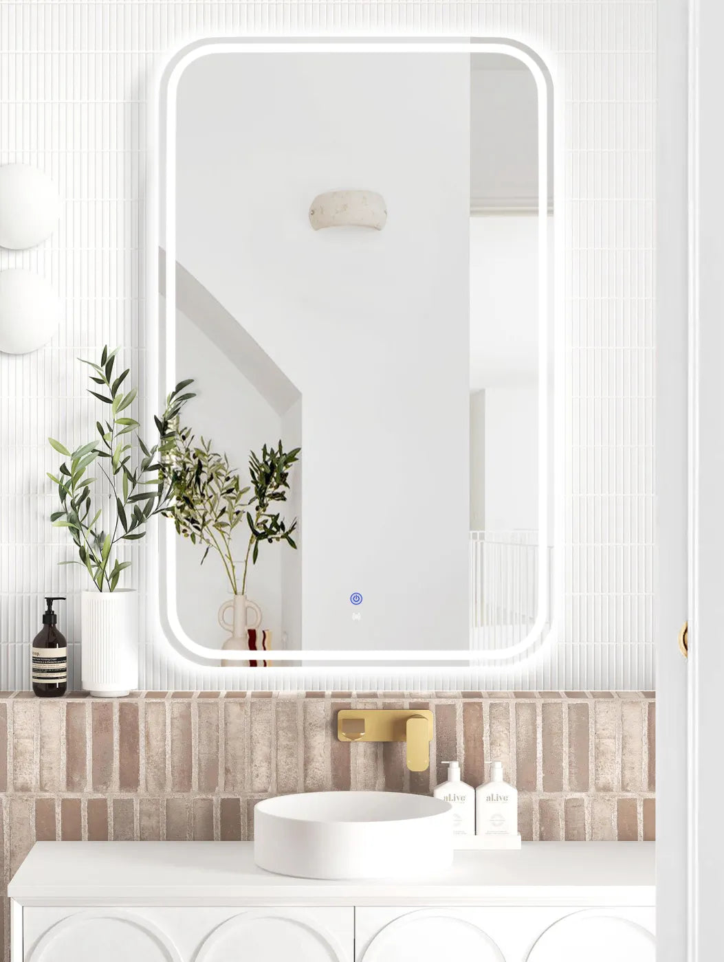 Newport LED Frameless Mirror