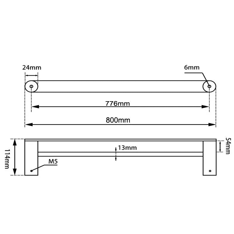 Esperia Double Towel Rail