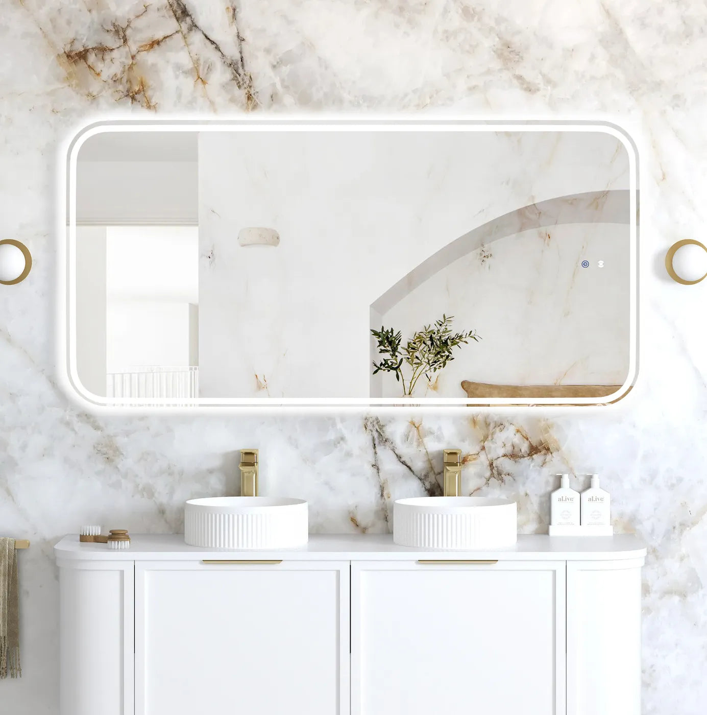 Newport LED Frameless Mirror
