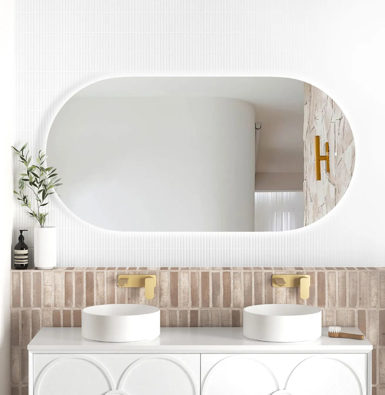 Noosa LED Frameless Mirror - Neche Interiors