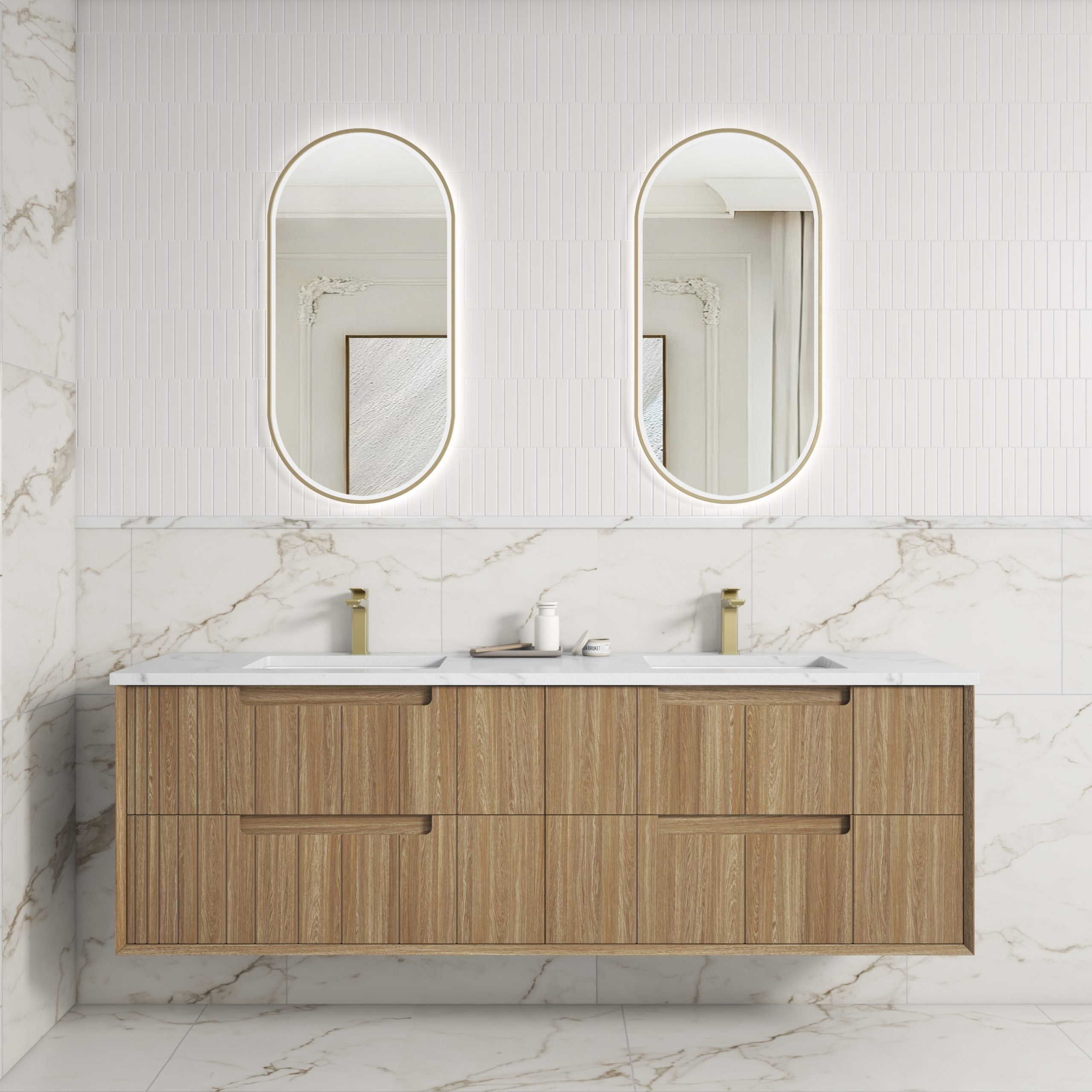 Voulari Framed Wall Hung Vanity