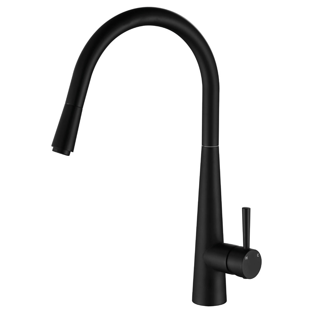 Isabella Deluxe Gooseneck Pull-Out Kitchen Mixer