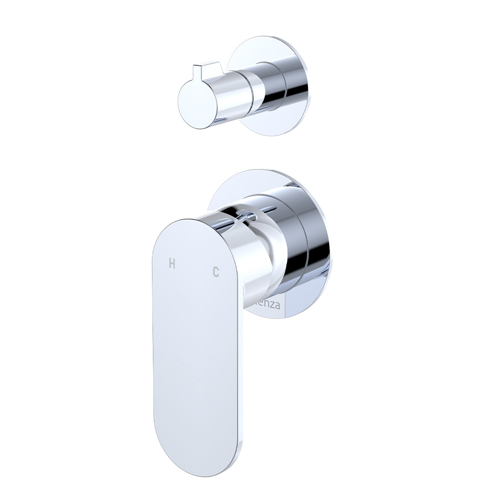 Empire Slim Vertical Wall Mixer With Diverter