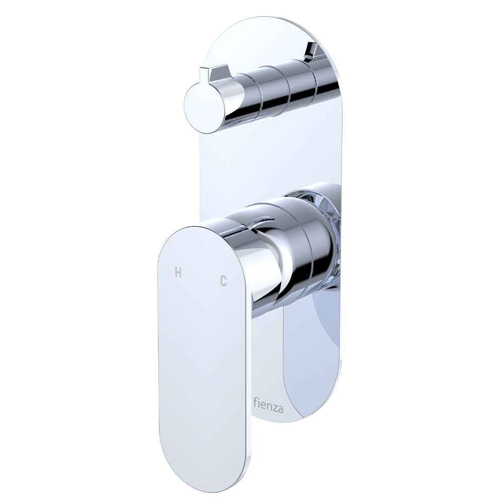 Empire Slim Vertical Wall Mixer With Diverter